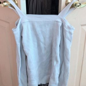cold shoulder sweater